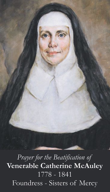 Venerable Catherine McAuley Prayer Card